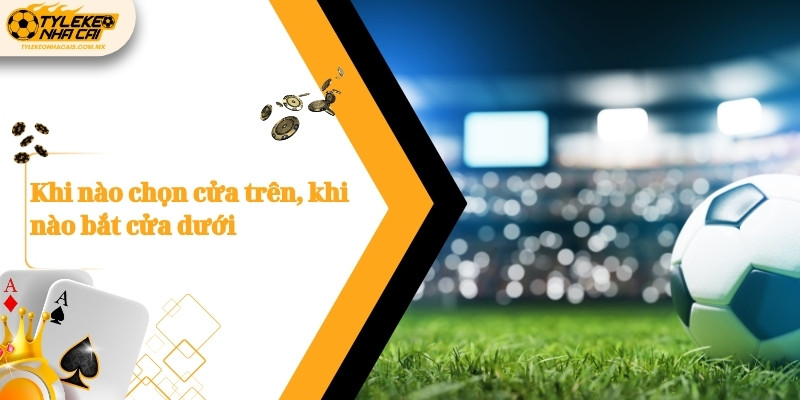 Khi nào chọn cửa trên, khi nào bắt cửa dưới