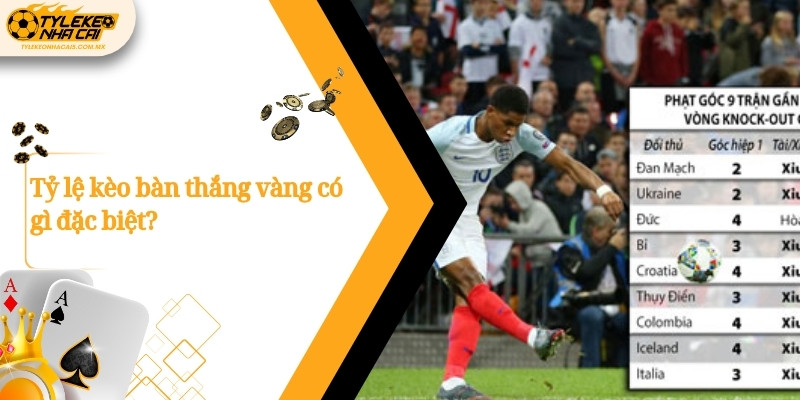 Tỷ lệ kèo bàn thắng vàng có gì đặc biệt?